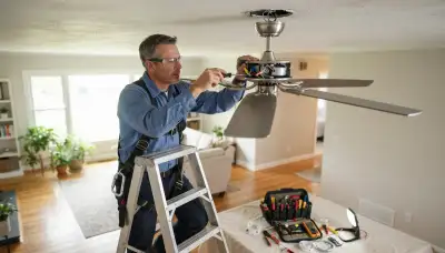 Ceiling fan repair service for Orange, CA homes by On Call Electrical