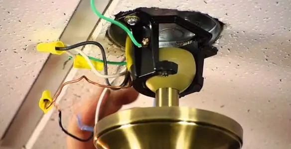 Ceiling fan wiring repair and electrical connection service in Orange, CA
