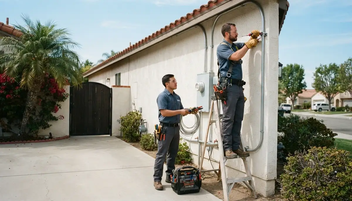 Electrician serving homes and businesses in Orange, California