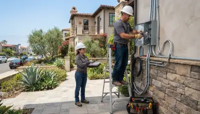 Professional electrician services in Orange, California