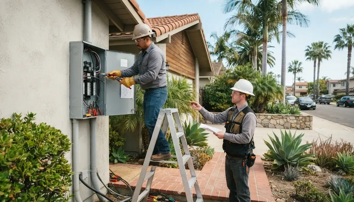 Orange, CA electrician providing professional electrical services for local homes and businesses