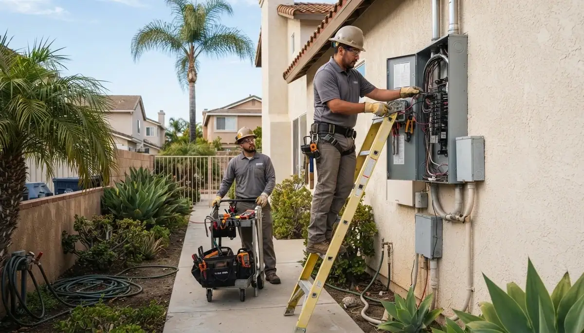 Professional electrician services in Orange, California