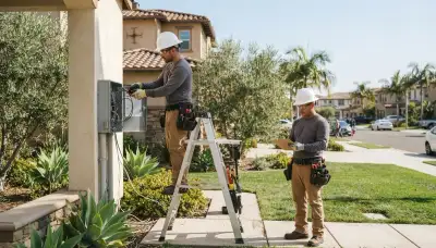 Professional electrician serving homes and businesses in Orange, CA