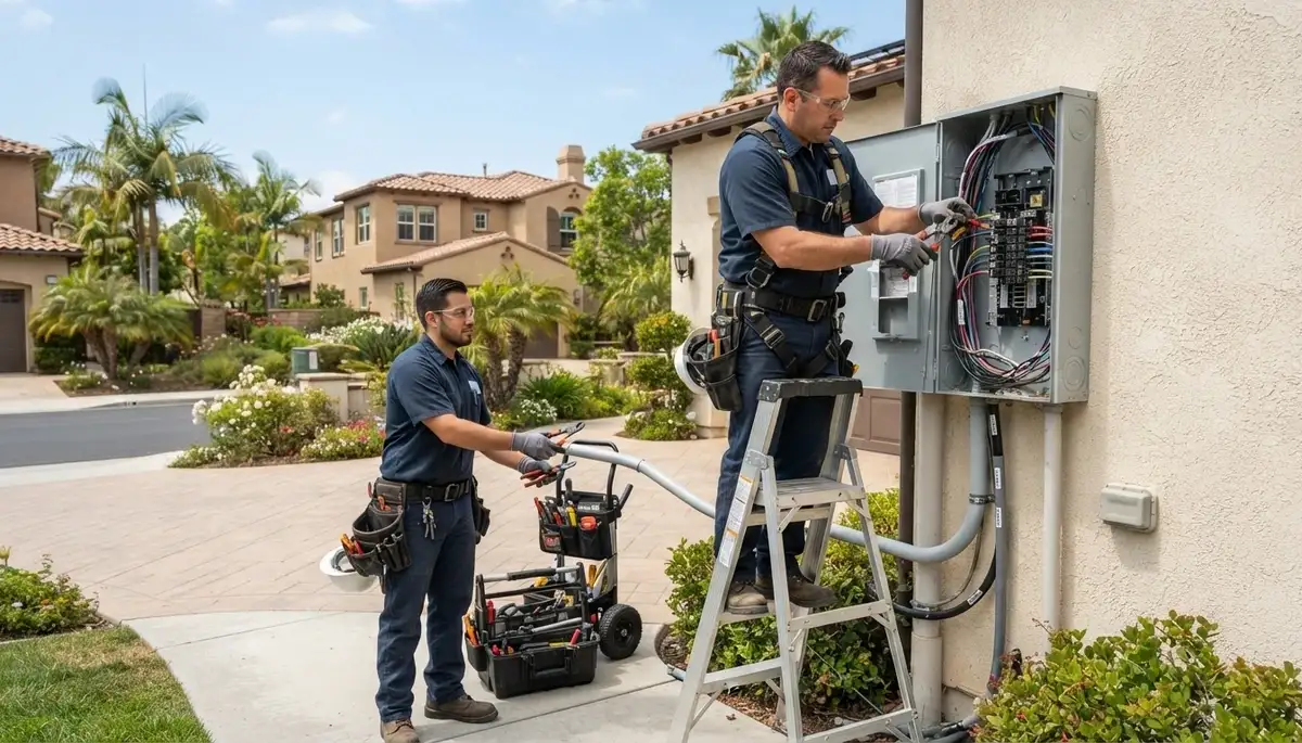 Electrician services in Orange, CA for residential and commercial electrical needs