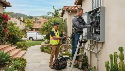 Electrician services in Orange, California by licensed electrical professionals