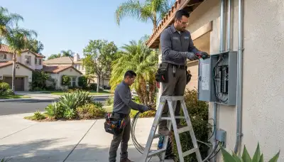 Electrician services for homes and businesses in Orange, CA