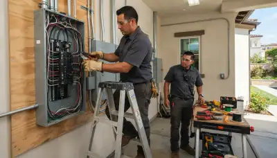 Professional electrician providing electrical services in Orange, California