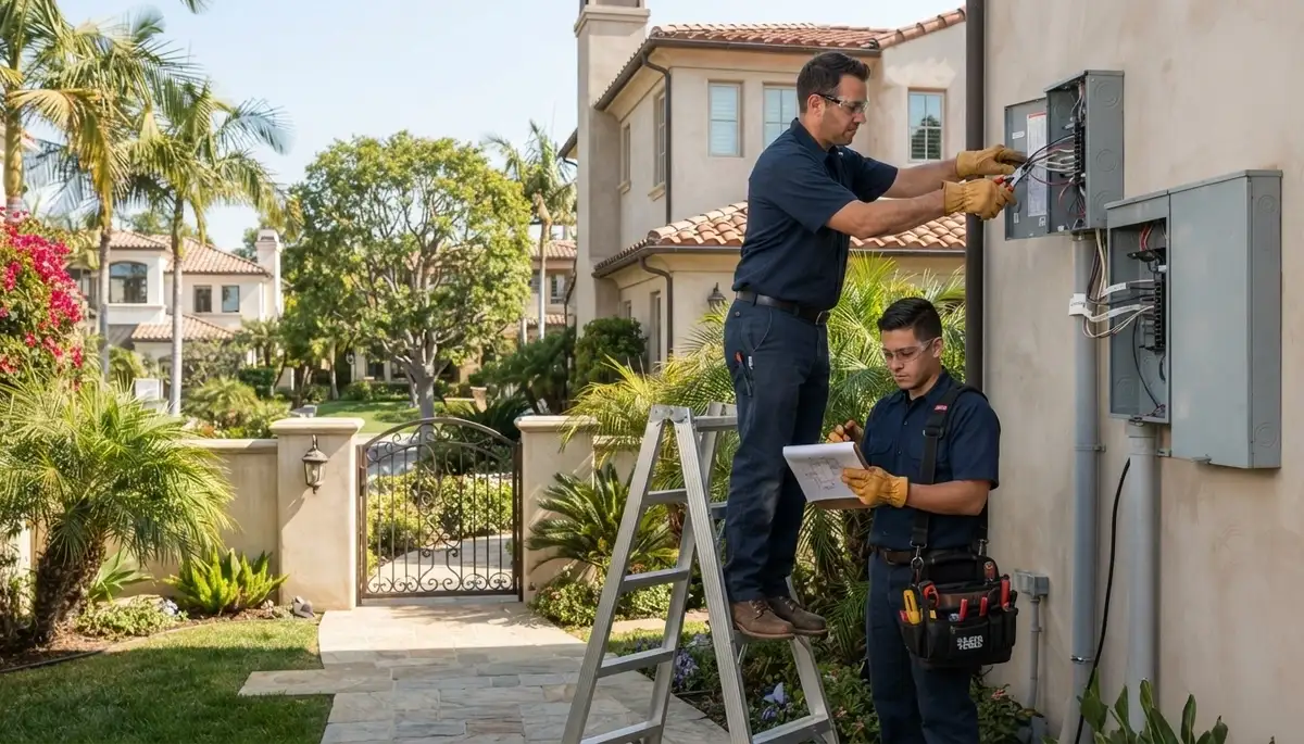 Professional electrician services for homes and businesses in Orange, CA