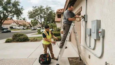 Electrician services for residential and commercial properties in Orange, CA