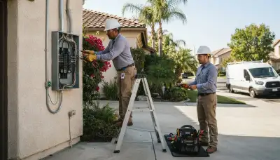 Electrician services in Orange, California by local electrical contractors