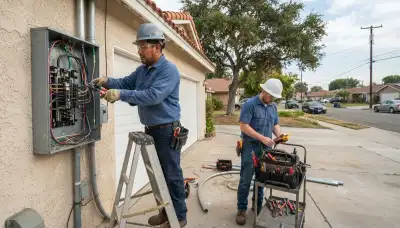 Electrician services in Orange, California by a local electrical contractor