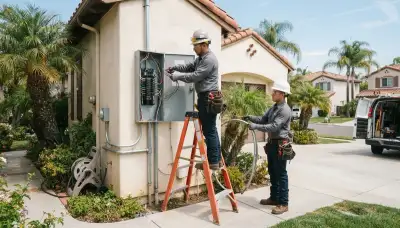 Electrician services in Orange, CA for residential and commercial electrical needs