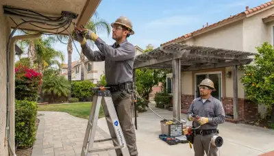 Professional electrician serving homes and businesses in Orange, CA