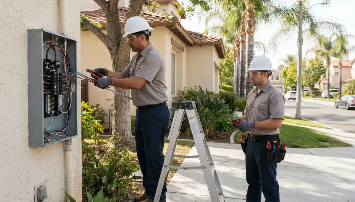 Professional electrician services in Orange, California
