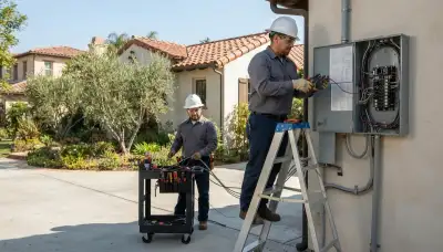 Electrician providing residential and commercial electrical services in Orange, California