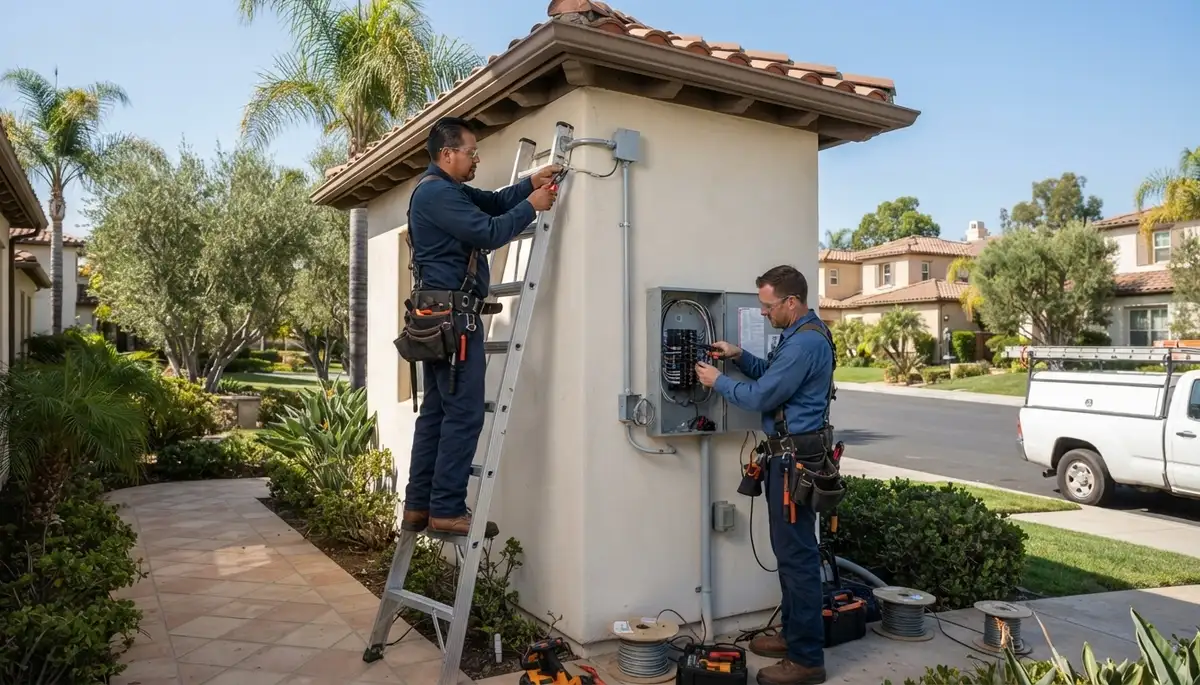 Electrician services in Orange, CA for residential and commercial electrical needs