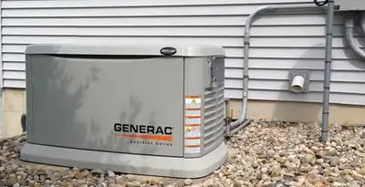 generator installation service featuring outdoor standby generator setup by licensed electricians in Orange, CA