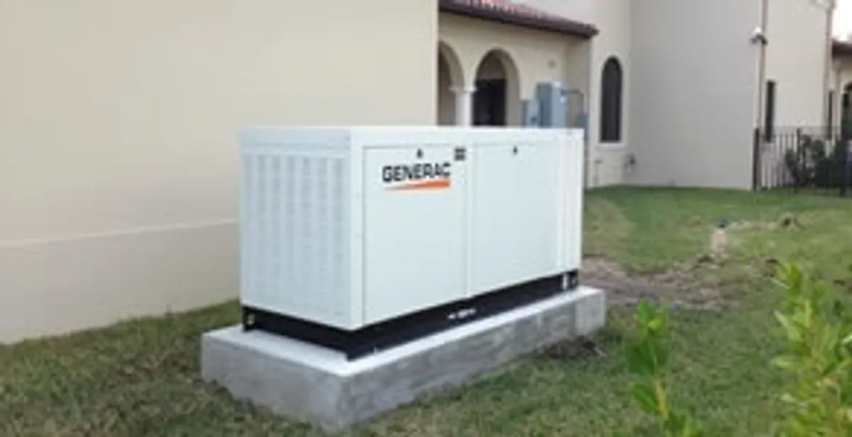 generator installation service showing standby generator professionally installed for residential power backup in Orange, CA