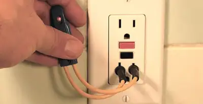 gfci circuits service testing ground fault circuit interrupter outlet to ensure electrical protection in Orange, CA