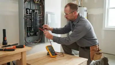 Home electrical inspection service for older homes in Orange, California, checking panels, circuits, and grounding