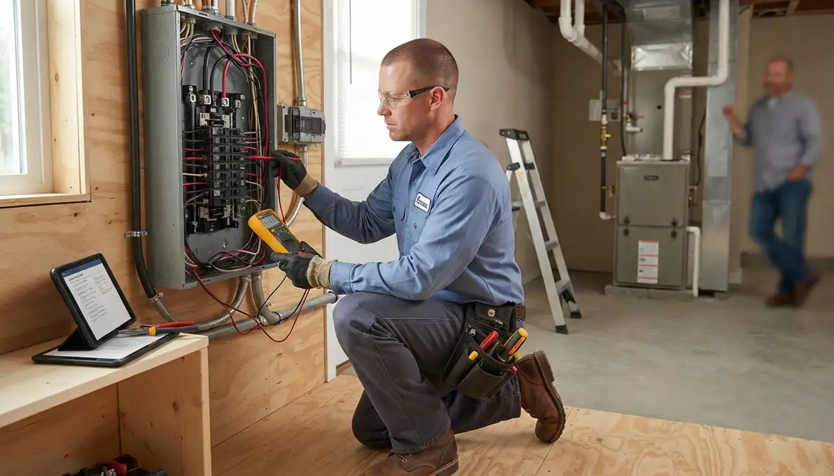 Home electrical inspection service by licensed electricians in Orange, CA домов