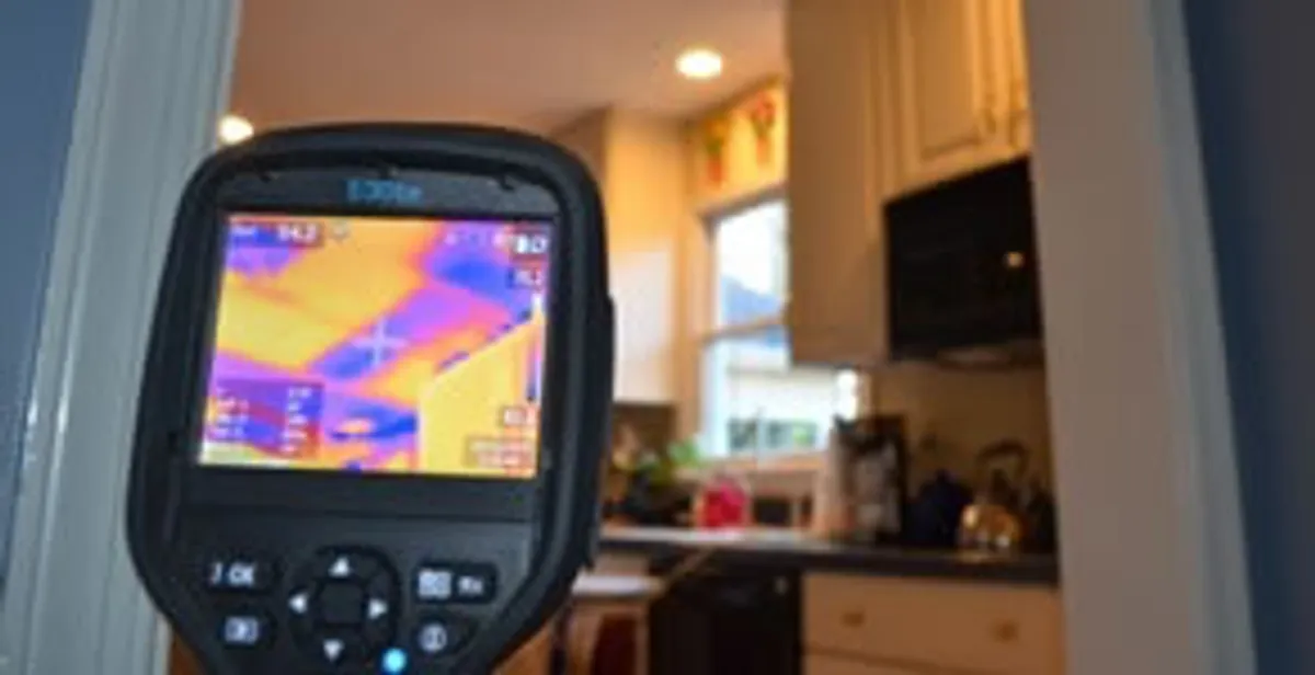 home energy audit service using thermal imaging to evaluate electrical efficiency inside a home in Orange, CA