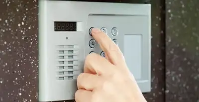intercom system for home installation services with indoor access control keypad in Orange, CA