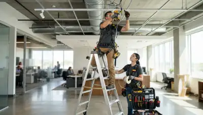 Lighting installation service by a licensed electrician in Orange, CA