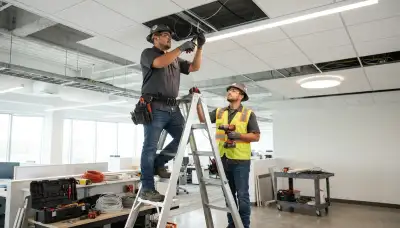 Lighting installation service for an older Orange, CA home by On Call Electrical electricians