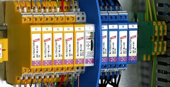lightning surge protection equipment integrated into electrical system by certified electricians in Orange, CA