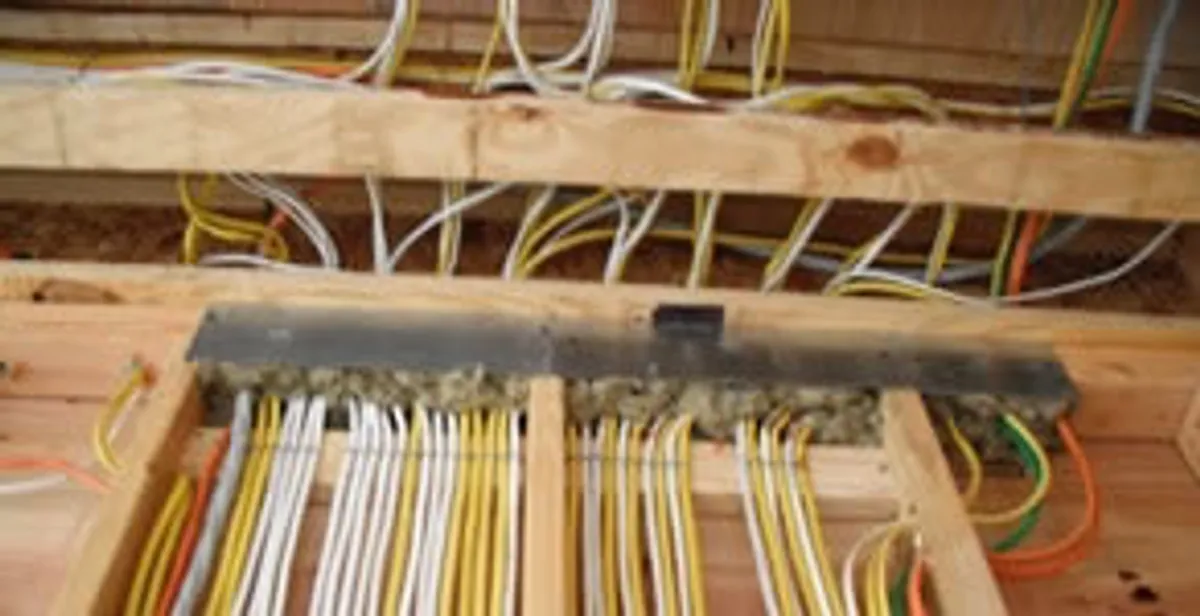 new construction wiring services with organized electrical rough-in performed by licensed electricians in Orange, CA