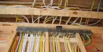 new construction wiring services with organized electrical rough-in performed by licensed electricians in Orange, CA