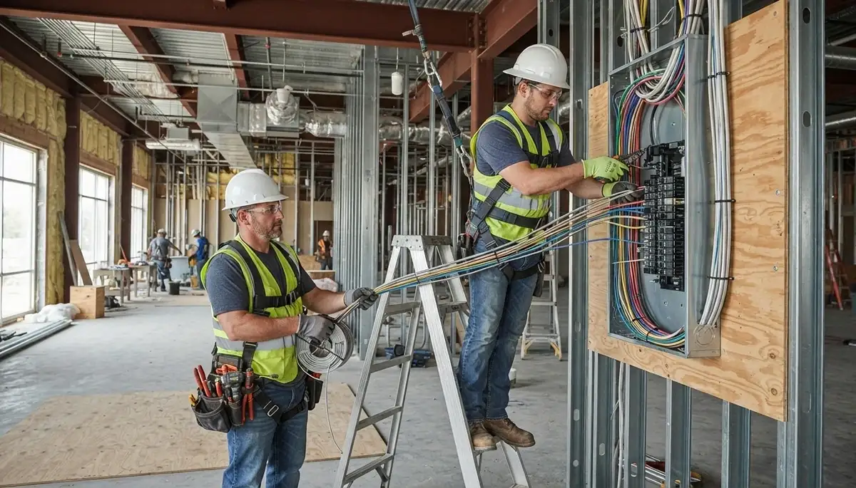 New construction wiring services by On Call Electrical in Orange, CA