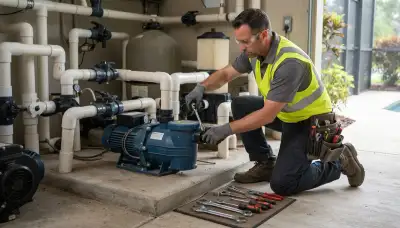Pool pump electrical wiring installation for an Orange, CA home by On Call Electrical