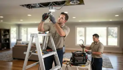 Recessed lighting installation for an Orange, CA home by On Call Electrical
