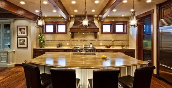 Finished recessed lighting installation providing balanced indoor lighting in Orange, CA