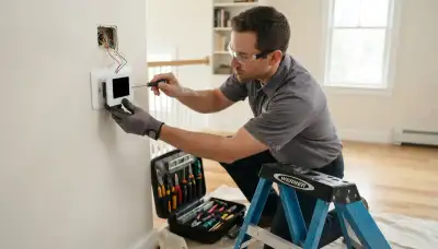 Thermostat installation service for older homes in Orange, CA by professional electricians