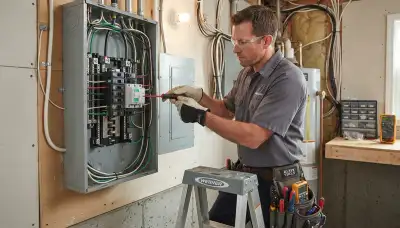 Whole-home surge protection installation by an electrician in Orange, CA