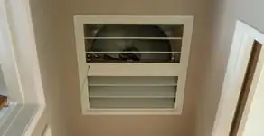 whole house fan installation services with ceiling-mounted ventilation system in Orange, CA